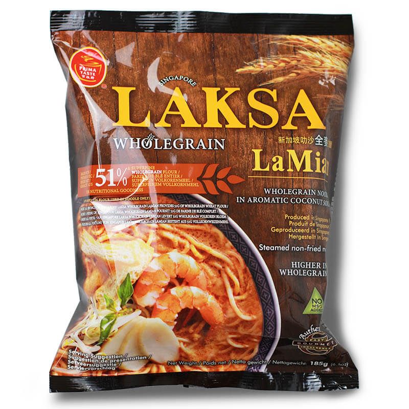 Laksa La Mian celozrné rezance Prima Taste, 185g