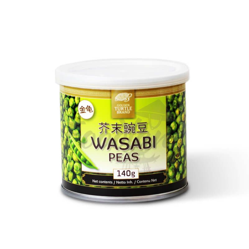 Zelený hrášok vo wasabi GOLDEN TURTLE 140g